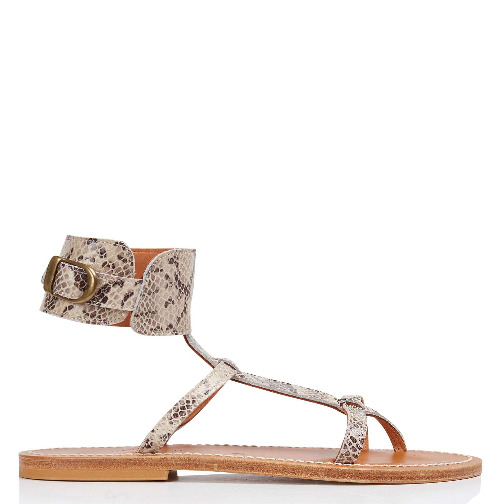 Details about / JaggarEssential Snake-Print SandalsMulti